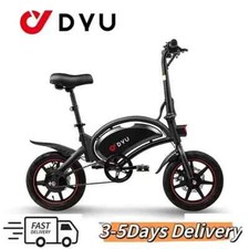 DYU D3F 14" Bici Elettrica Pieghevole 250W E-Bike Bicicletta da città leggera