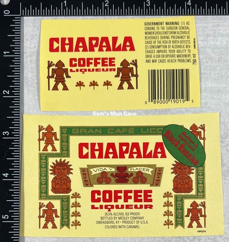 Etichetta liquore caffè