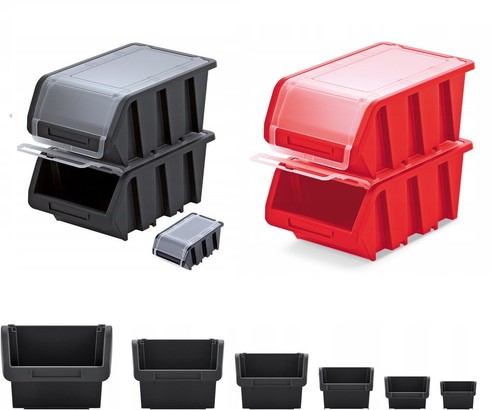 Cestini portaoggetti plastica