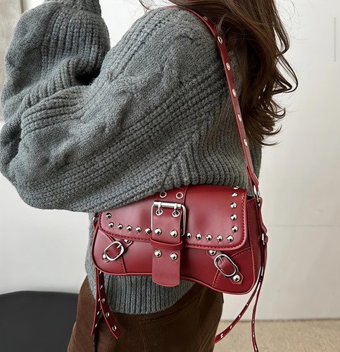 Borsa tracolla donna borchie - a,