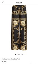 Pantalone Versace gamba larga