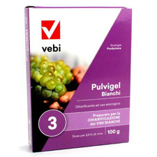 PULVIGEL BIANCHI CHIARIFICANTE PER USO ENOLOGICO - 2 X 50 GRAMMI