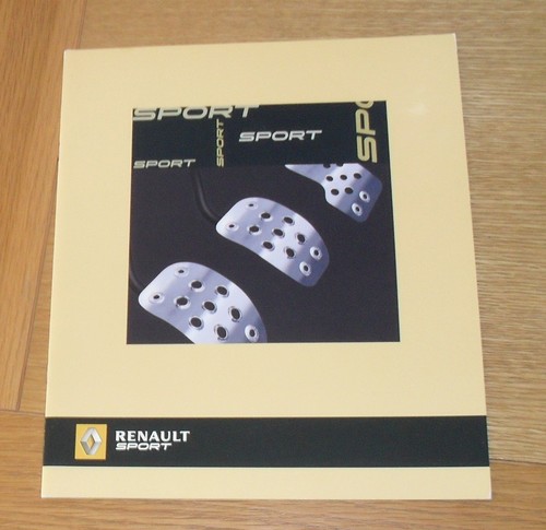 Brochure renault sport 2005 - renault,