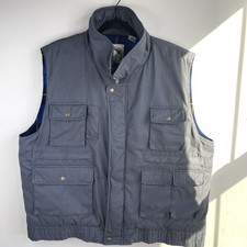 Gilet utility uomo grigio