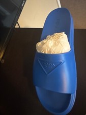 Sandali prada gomma uomo blu - prada,