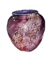 Vaso in vetro viola