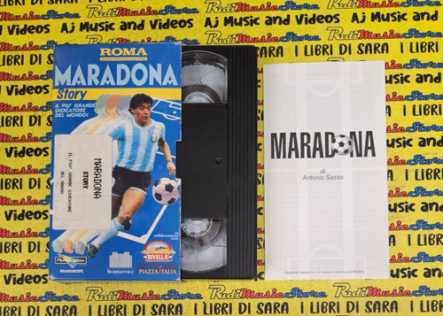 Vhs cartonata maradona story - vhs,