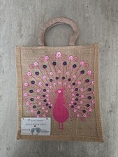 Peacock India Jute Bag