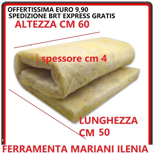 Lana vetro per marmitte - di,