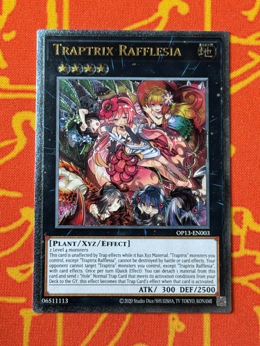 Yugioh traptrix rafflesia - yugioh,