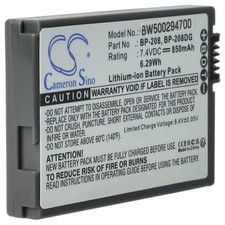 Batteria per Canon DC220 HR10