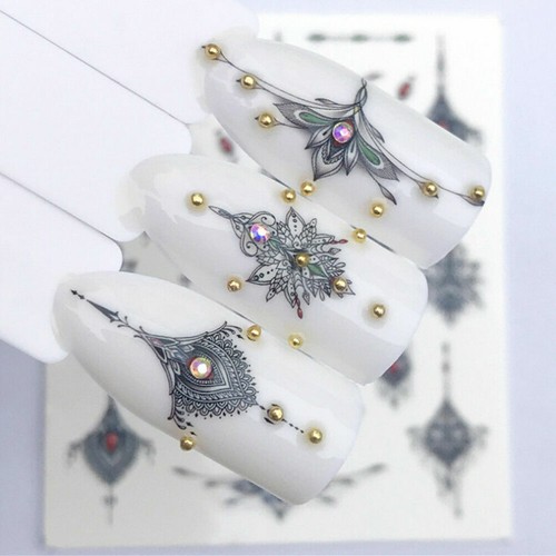 Pegatinas uñas gotica tatuaje - uÑas,