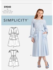 Simplicity 9040 Misses Abiti