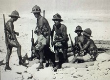 NUOVO Elmetto Coloniale Regio Esercito Paracadutisti Folgore deserto WWII REPRO