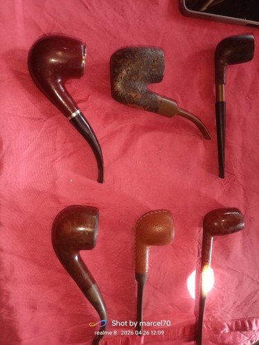 Antiche pipe varie marchio non - antiche,