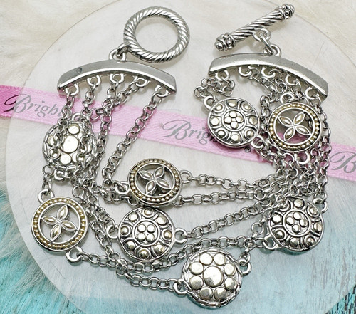 Bracciale catena multifilo