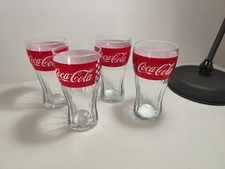 4 Bicchieri Coca Cola In Vetro