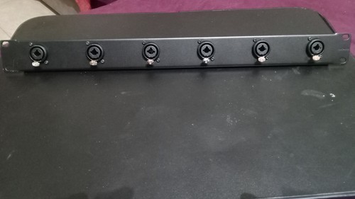 Barra rack patch prese - rack, 6x