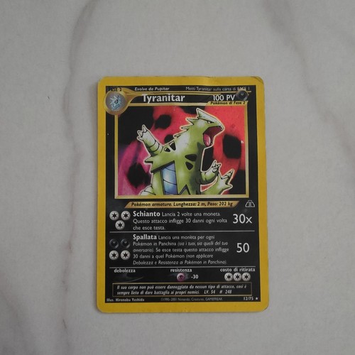 Carta pokémon vintage - carta,