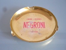 PUBBLICITA'  LIQUORE NEGRONI TREVISO RARO POSACENERE  1950