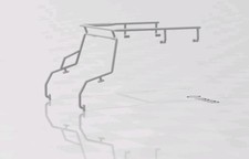 Deflettore rami Unimog doppia cabina Doka 1:87