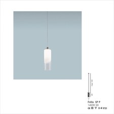 LIO SOSPENSIONE 1 PICCOLA CROMO - VETRERIA VISTOSI SPLIO1PNI