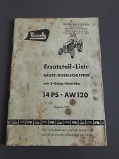 Bautz Ersatzteilliste, 14 Ps