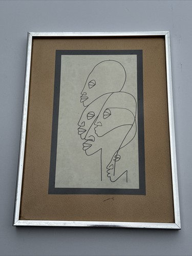 Disegno cubista afroamericano - disegno,
