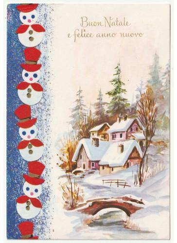 1979 cartolina buon - cartolina, natale