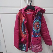 Desigual giubbino con cappuccio bimba tg 10 anni colore rosa