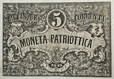 Moneta Patriottica 5 Lira -