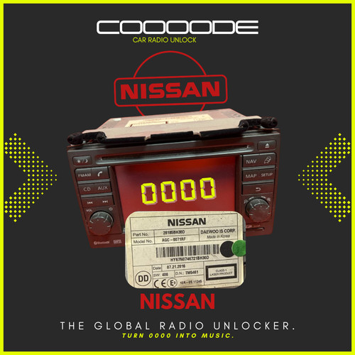 Nissan radio unlock code pin - radio,