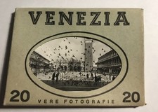 20 foto vere Venezia album 8,5 x 6,5 cm bianco nero foto d'epoca Ediz, ARDO