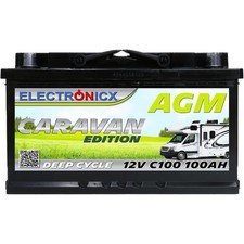 Batteria agm scarica - a, lenta