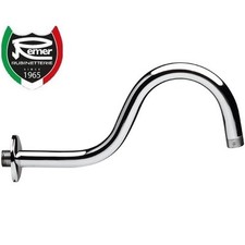 Braccio doccia curvo in ottone