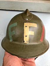 Elmetto francese partigiani MAQUIS FFI   Forces Françaises de l'Intérieur