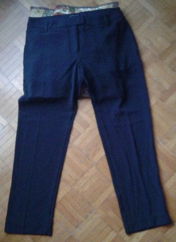 Pantaloni donna blu sisley - blu, tg