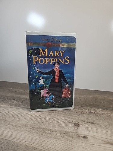 Mary poppins vhs 2000 gold - poppins,