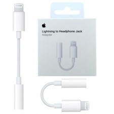 Adattatore da Lightning a Jack Cuffie 3,5mm Originale Apple iPhone 14/13/12/11/ NUOVO