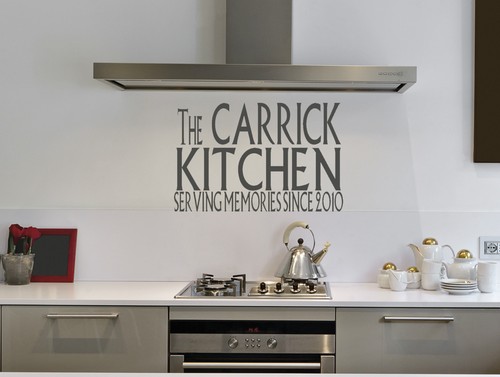 Wall art citazione cucina nome - art,