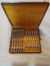 Cofanetto Di 24 Coltelli Tavola & Dessert Ercuis St Hilaire Perla Metallo