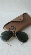 Occhiali da sole vintage B&L Ray Ban Shooter oro, USA buone condizioni