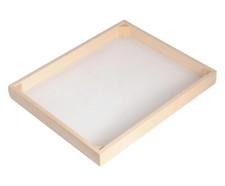 Cassetta Asciuga Pasta Fresca Fatta in Casa - Legno e Nylon - 48 x 40 x 6 cm