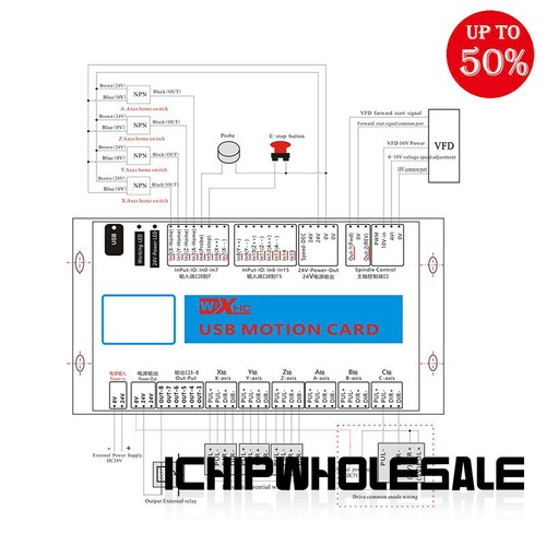 Mach4 assi cnc breakout - 3,