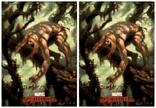 (2) Lotto 2 carte Ka-Zar Upper Deck Marvel Masterpieces 2008 #43