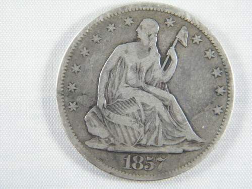 Moneta mezzo dollaro 1857 - , usa