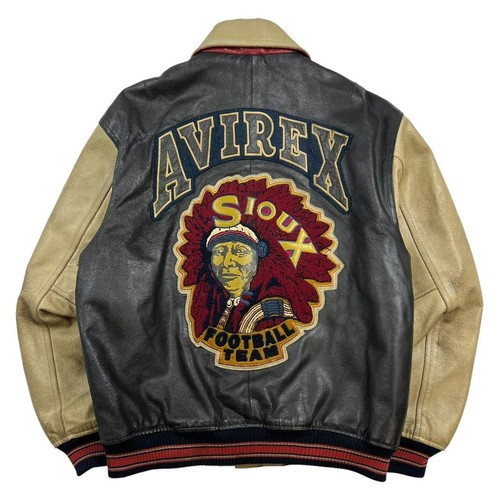 Giacca pelle vintage avirex - di,