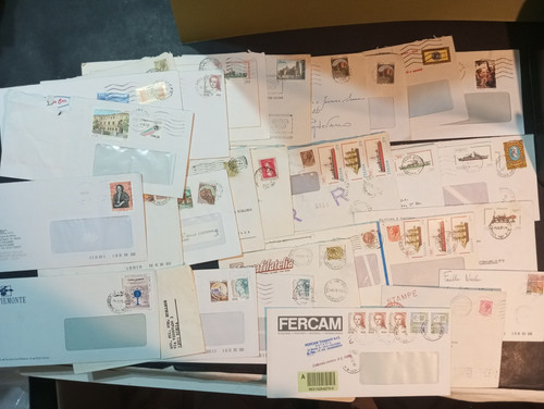 Lotto affrancature busta - affrancature,