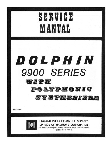 Hammond dolphin 9900 - 9900, series