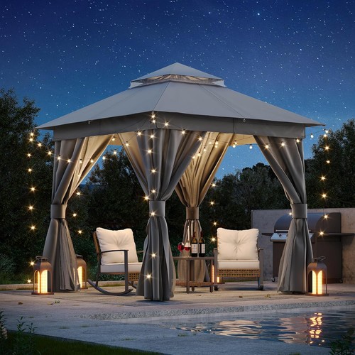 Patio gazebo outdoor - 8'x8',
